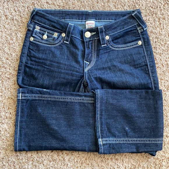 True Religion World Tour Boot Cut Sz 27 WLH564GS7 - Picture 5 of 10